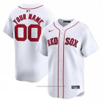 Maglia Baseball Uomo Boston Red Sox Home Limited Personalizzate Bianco