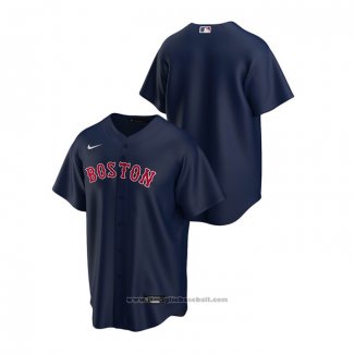 Maglia Baseball Uomo Boston Red Sox Replica Alternato Blu