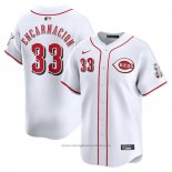 Maglia Baseball Uomo Cincinnati Reds Christian Encarnacion-strand Home Limited Bianco