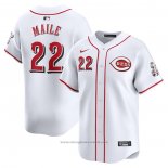 Maglia Baseball Uomo Cincinnati Reds Luke Maile Home Limited Bianco