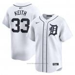 Maglia Baseball Uomo Detroit Tigers Colt Keith Home Limited Bianco