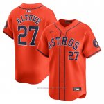 Maglia Baseball Uomo Houston Astros Jose Altuve Alternato Limited Arancione