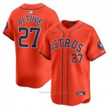 Maglia Baseball Uomo Houston Astros Jose Altuve Alternato Limited Arancione