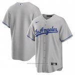 Maglia Baseball Uomo Los Angeles Dodgers Road Replica Grigio