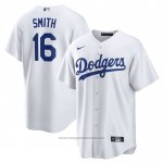 Maglia Baseball Uomo Los Angeles Dodgers Will Smith Home Replica Bianco