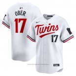 Maglia Baseball Uomo Minnesota Twins Bailey Ober Home Limited Bianco