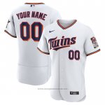 Maglia Baseball Uomo Minnesota Twins Personalizzate Primera Autentico Bianco