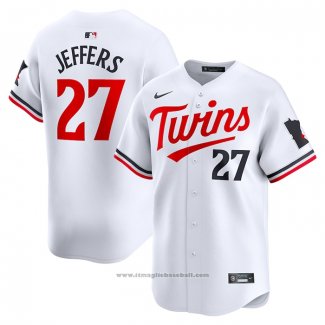 Maglia Baseball Uomo Minnesota Twins Ryan Jeffers Home Limited Bianco