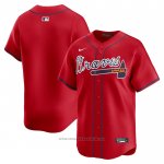 Maglia Baseball Uomo Atlanta Braves Alternato Limited Rosso