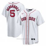 Maglia Baseball Uomo Boston Red Sox Enrique Hernandez Primera Replica Bianco