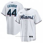 Maglia Baseball Uomo Miami Marlins Jesus Luzardo Home Replica Bianco