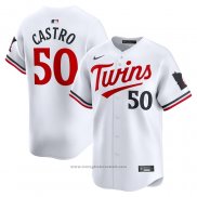 Maglia Baseball Uomo Minnesota Twins Willi Castro Home Limited Bianco