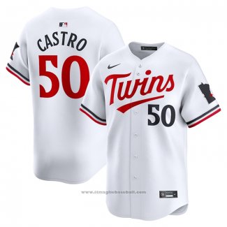 Maglia Baseball Uomo Minnesota Twins Willi Castro Home Limited Bianco