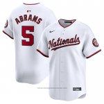 Maglia Baseball Uomo Washington Nationals Cj Abrams Home Limited Bianco