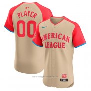 Maglia Baseball Uomo All Star 2024 American League Elite Pick-A-player Crema