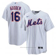 Maglia Baseball Uomo New York Mets Dwight Gooden Home Replica Bianco