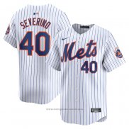 Maglia Baseball Uomo New York Mets Luis Severino Home Limited Bianco