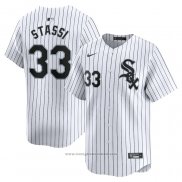 Maglia Baseball Uomo Chicago White Sox Max Stassi Home Limited Bianco