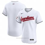 Maglia Baseball Uomo Cleveland Guardians Home Elite Bianco