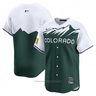 Maglia Baseball Uomo Colorado Rockies City Connect Limited Verde