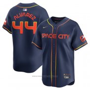 Maglia Baseball Uomo Houston Astros Yordan Alvarez City Connect Limited Blu