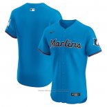 Maglia Baseball Uomo Miami Marlins Alternato Vapor Premier Elite Blu