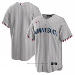 Maglia Baseball Uomo Minnesota Twins Road Replica Grigio