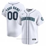 Maglia Baseball Uomo Seattle Mariners Home Limited Personalizzate Bianco