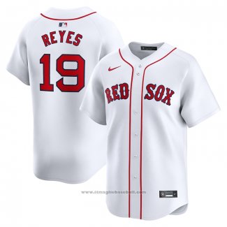 Maglia Baseball Uomo Boston Red Sox Pablo Reyes Home Limited Bianco