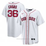 Maglia Baseball Uomo Boston Red Sox Triston Casas Home Replica Bianco