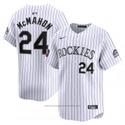 Maglia Baseball Uomo Colorado Rockies Ryan Mcmahon 2024 World Tour Mexico City Series Home Limited Bianco