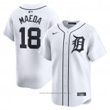 Maglia Baseball Uomo Detroit Tigers Kenta Maeda Home Limited Bianco