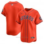 Maglia Baseball Uomo Houston Astros Alternato Limited Arancione
