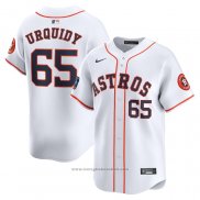 Maglia Baseball Uomo Houston Astros Jose Urquidy 2024 World Tour Mexico City Series Home Limited Bianco