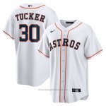 Maglia Baseball Uomo Houston Astros Kyle Tucker Home Replica Bianco