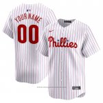 Maglia Baseball Uomo Philadelphia Phillies Home Limited Personalizzate Bianco