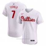 Maglia Baseball Uomo Philadelphia Phillies Trea Turner Home Elite Bianco