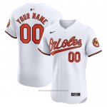 Maglia Baseball Uomo Baltimore Orioles Home Elite Personalizzate Bianco