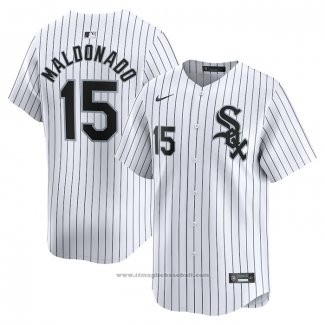 Maglia Baseball Uomo Chicago White Sox Martin Maldonado Home Limited Bianco