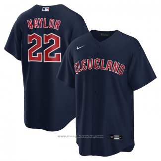 Maglia Baseball Uomo Cleveland Guardians Josh Naylor Alternato Replica Blu