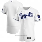 Maglia Baseball Uomo Kansas City Royals Primera Autentico Bianco