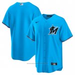 Maglia Baseball Uomo Miami Marlins Alternato Replica Blu