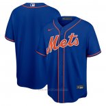 Maglia Baseball Uomo New York Mets Big Tall Alternato Replica Blu