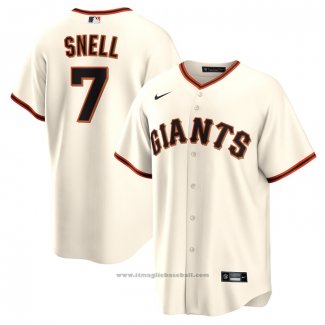 Maglia Baseball Uomo San Francisco Giants Blake Snell Home Replica Crema