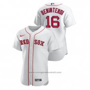 Maglia Baseball Uomo Boston Red Sox Andrew Benintendi Autentico Bianco