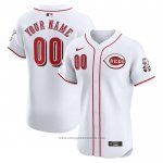 Maglia Baseball Uomo Cincinnati Reds Elite Home Personalizzate Bianco