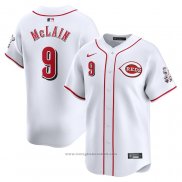 Maglia Baseball Uomo Cincinnati Reds Matt Mclain Home Limited Bianco