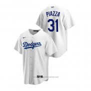 Maglia Baseball Uomo Los Angeles Dodgers Mike Piazza Replica Home Bianco