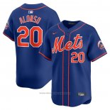 Maglia Baseball Uomo New York Mets Pete Alonso Alternato Limited Blu