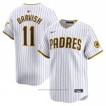 Maglia Baseball Uomo San Diego Padres Yu Darvish Home Limited Bianco